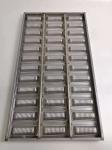 PTFE 720*400*30mm Flat Bar Corrugated Wirecutter Loaf Pan