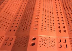 Quality Perforated Sheet Windbreak Fence Panels , Industrial Wind Proof Fence wholesale