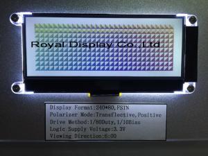 Quality 240*80 Graphic LCD Module FSTN 6H Super Wide Temperature Industrial Display Low MOQ wholesale
