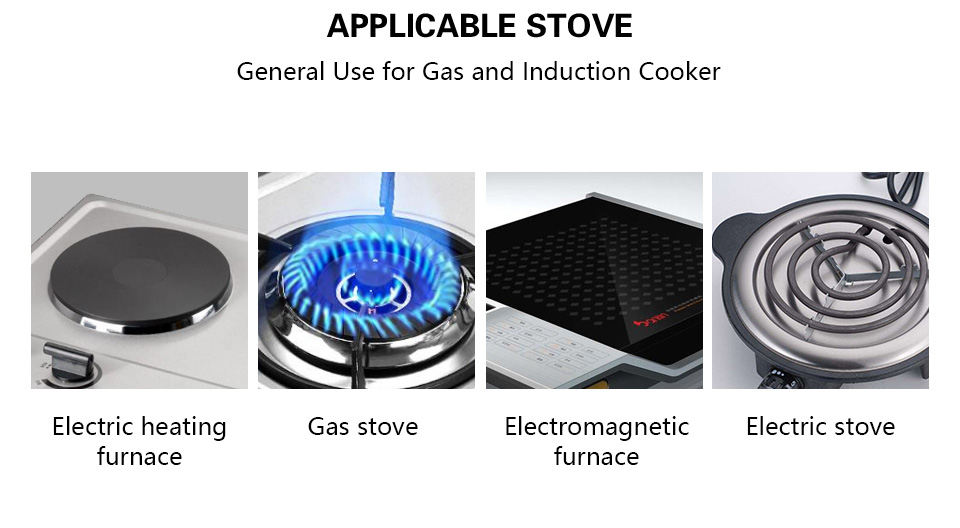 Cast Iron Stovetop Grill Pan Enamel Casserole Non Stick BBQ Grill Pan