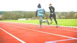 13mm Thickness Tartan Running Track With Low Maintenance Customized