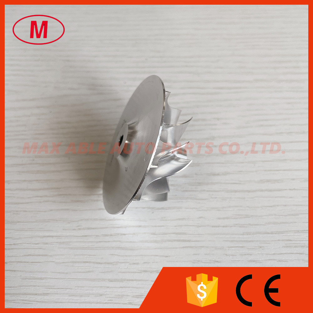 K16-7135 44.25/63.50mm 6+6 BLADES Turbocharger aluminum 2618/ Billet compressor wheel for 5316-970-7023/7129