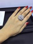 P Rose ring 18k gold white gold yellow gold rose gold diamond ring Jewelry
