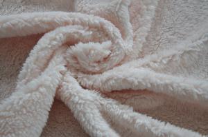 Quality Red Solid Shu Velveteen 150cm Wool Cotton Blend Fabric wholesale
