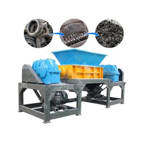 Quality Full Automatic Industrial Tyre Shredder 2T-3T Car Tyre Shredder Recycling wholesale