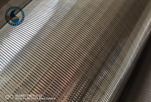 China Stainless Steel 304 Vee Wire Filter Screen 406mm For Water Wells Rustproof on sale
