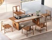 Quality Chinese Minimalist Solid Wood Marble Stone Tea Table Coffee Table Modern Light Luxury Marble Office Furniture Tea Table wholesale