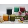 Buy cheap Colorful Decorative Scented Candles / Two Wick Scented Candles Frosted Glass Jar from wholesalers