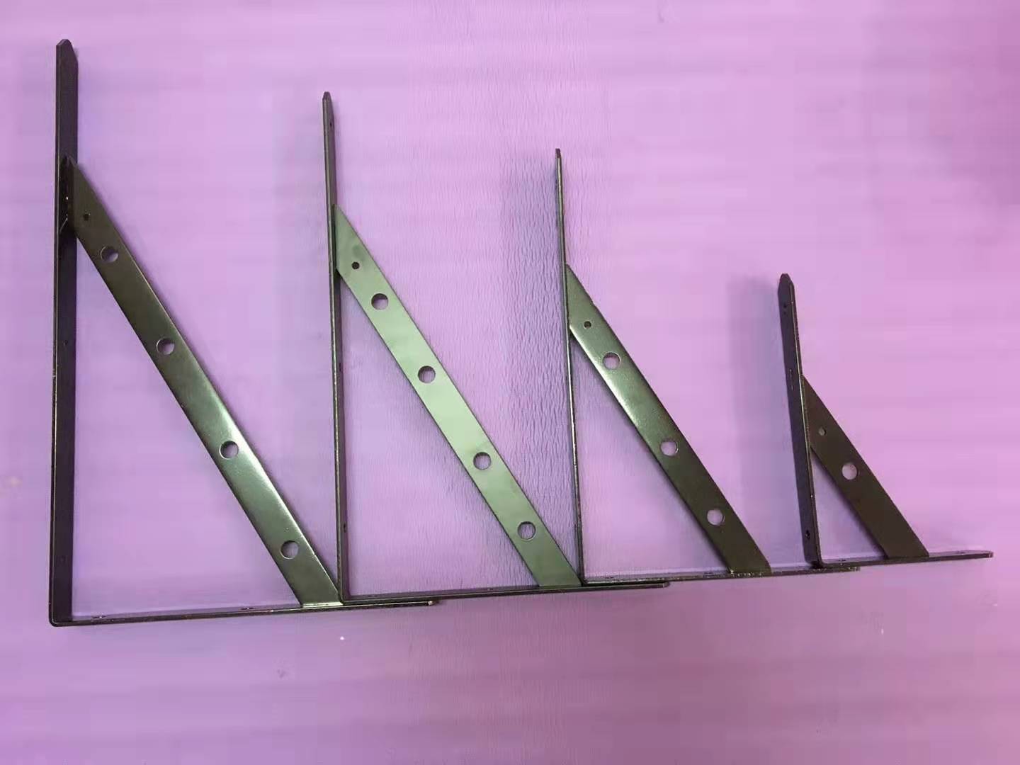 Powder Coated Heavy Duty Shelf L Brackets Shelf Support Corner Brace Joint Right Angle Bracket