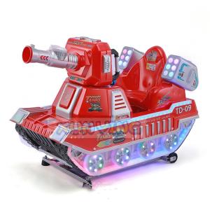 Quality Amusement Center Coin Operated Rocket Ride Kiddie Tank Game Machine ODM wholesale