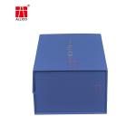 Blue Gift Boxes With Magnetic Lids Foldable Present Packaging Boxes