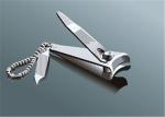 Stainless Steel Promotional Nail Clippers With Diepressed Or Printed Custom