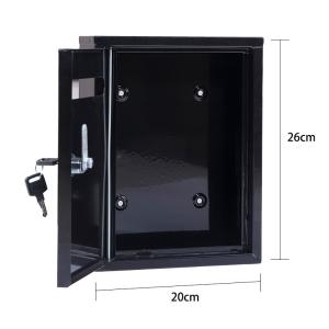 Quality Durable High Strength Waterproof Residential Steel Mailbox Wall Mounted Letterbox wholesale