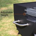Metal Type Cold Rolled Steel Charcoal Grill BBQ Pellet Rotisserie Smoker for