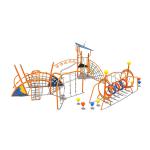 Large Plastic Slide Kids Outdoor Playground 114mm Anti Static