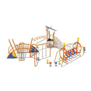 Quality Large Plastic Slide Kids Outdoor Playground 114mm Anti Static wholesale