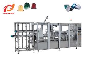 Quality Aluminum Compatible Espresso Coffee Capsule Filling Sealing Machine wholesale