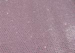 Chunky Metallic Sequined Perforated Leather Fabric Wallpaper Home Decoration