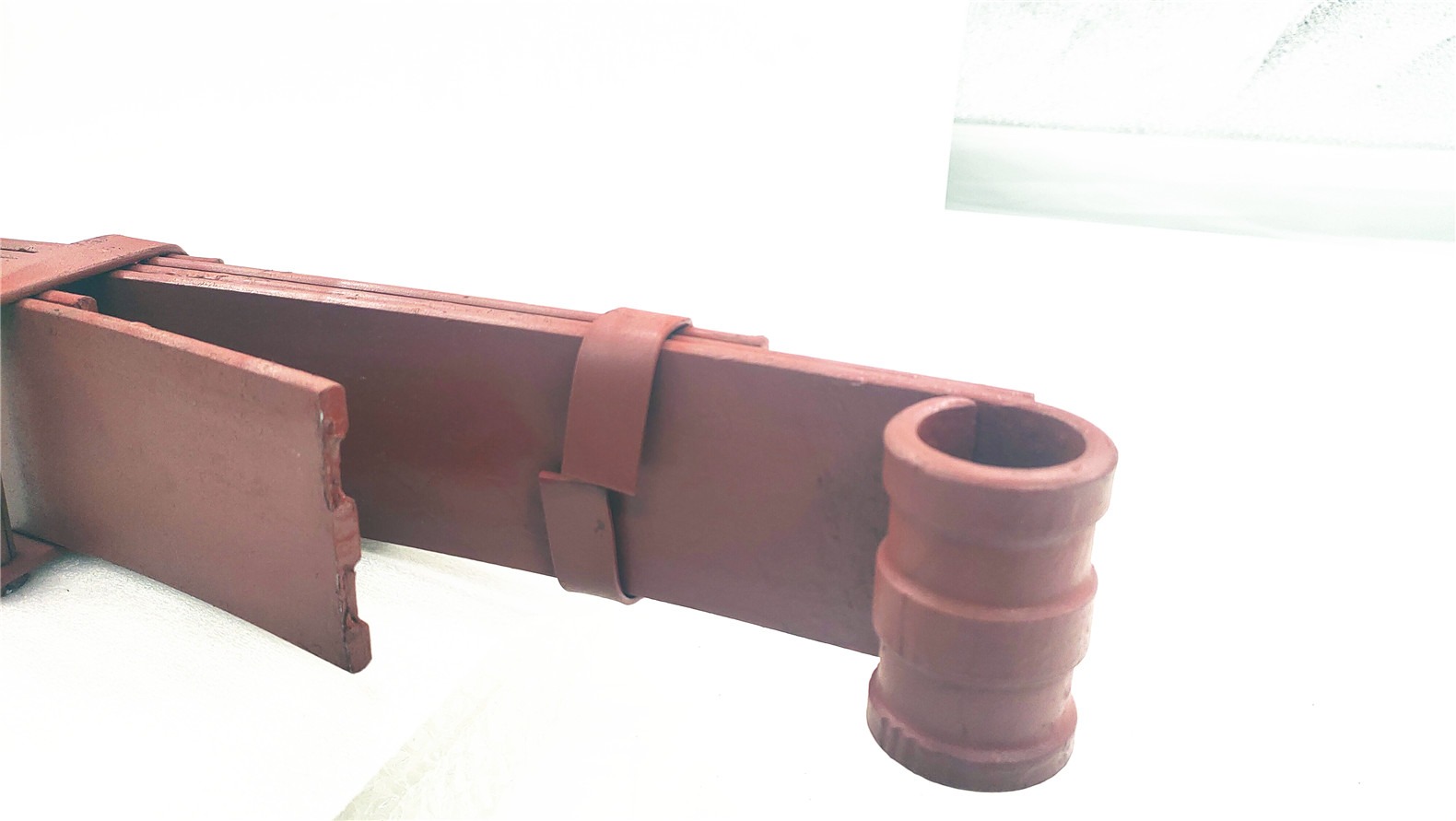 5 2 pcs Red Hard Steel Leaf Spring for Universal Motorcycle Tricycle Parts OEM