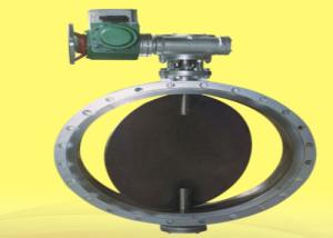 Quality Ventilation Flange End Butterfly Valve Cast Steel 0.6 Mpa Flexible Graphite wholesale