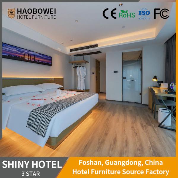 Customized Modern Standard King Size 3 Star Bedroom Set for Hotel Furniture in