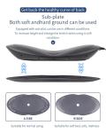 Black Waist Vibrating Belt 5 Modes Massage Waist Belt 1-2 Hour Timer