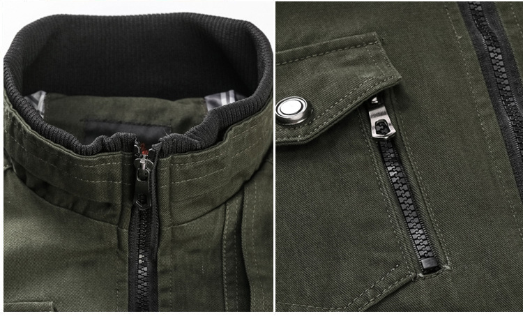 Custom Collar Chaqueta Moto Trench Cagoul Utility Manteau Zipper Male Outerwear Windbreaker Jackets Coats