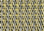 SS316 Brass Weave Spiral Mesh Belt 3m