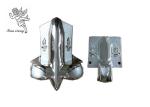 Silver Plastic Material Funeral Decorative Casket Corner with Steel bar