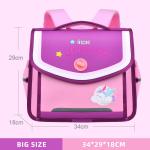 Cartoon Leather Boys Dinosaur Backpack Toddler Book Bags For 6 12 Years Old