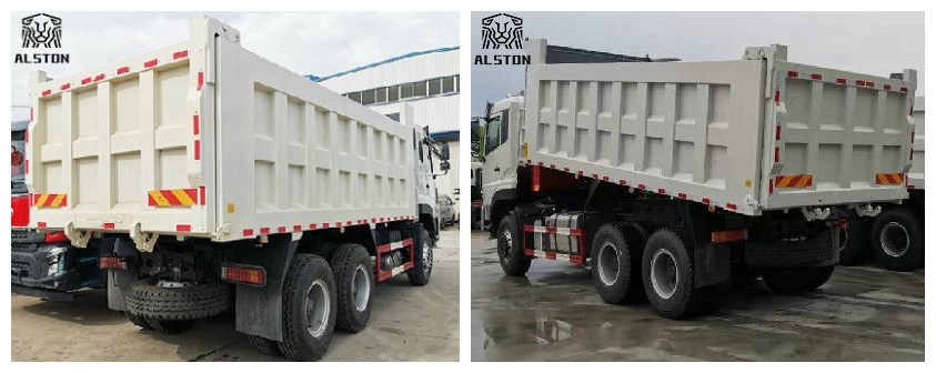 40 Ton Heavy Duty Tipper Truck , Euro 2 Diesel Dump Truck 6x4