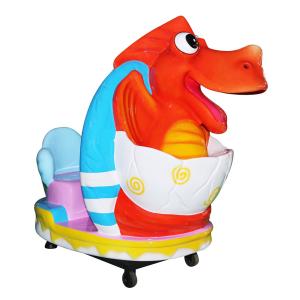 Quality Kids Coin Operated Horse Kiddie Ride / Animal Dinosaur Kiddie Ride Carousel wholesale