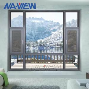 Quality Aluminum Frames Sound Proof Casement Window Cheap Price Design wholesale