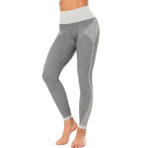 Quality Seamless knitted peach fitness pants moisture wicking exercise yoga pants show hip women fitness leggings wholesale