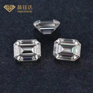 Quality 1ct-3ct HPHT Emerald Cut Loose Lab Grown Diamonds With IGI Certificate wholesale