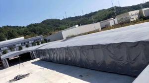 Quality Sliding Canopy Street Stall 840D x 840D Waterproof Tarpaulin Covers wholesale