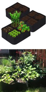 Fabric Raised Garden Bed Outdoor