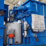 1m3/h Waste Water Treatment Equipment , Blue Air Flotation Machine