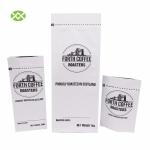 Custom Printed Coffee Packing Bags Disposable Aluminum Foil Line White Kraft