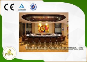 Quality Electromagnetic ( Induction ) or Gas Hibachi Table Grill with 21 Seats wholesale