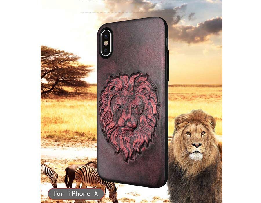 PU leather phone case for 2019 iphoneX, with embossment workmanship