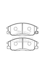 Quality Hyundai Santa Fe,Ceramic Brake Pad,D864,58101-26A00,F wholesale