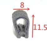 20-90 Shore Hardness U Channel PVC Gasket for Customized Automotive Guard