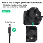 Wall Mount DC 12V 1A Power Adapter 12W 12V 1000mA for EU US UK AU