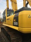 184Kw 2016 Year Used Komatsu Excavator PC350-8 35T 6850mm Max Digging Depth