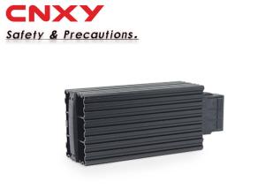 Quality Black Safety Electric Cabinet Heater EN 60715 Cyclic Heating Technology wholesale