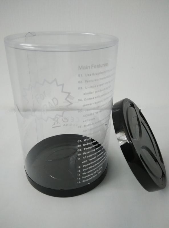 Transparent cylinder type blister packaging