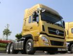 Yellow 10 Wheels Prime Mover Truck 6x4 Drive Mode LHD RHD 375HP CCC Certified