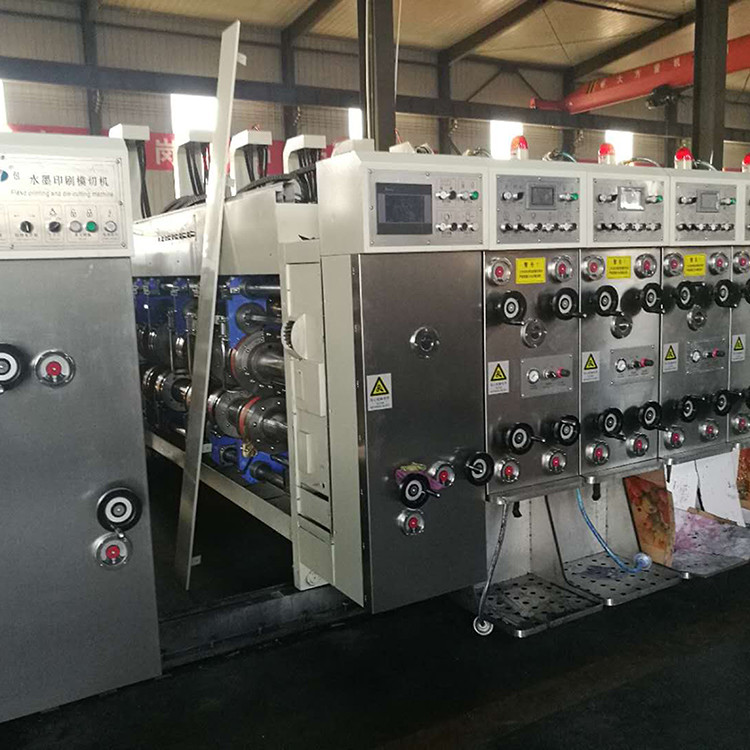 High Speed Factory Produce Cardboard Flexo Ink Printer Die Cutting Slotting Machine
