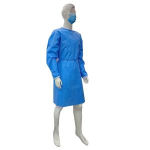 Quality Sterile Waterproof Surgery 25g Blue Isolation Gowns wholesale